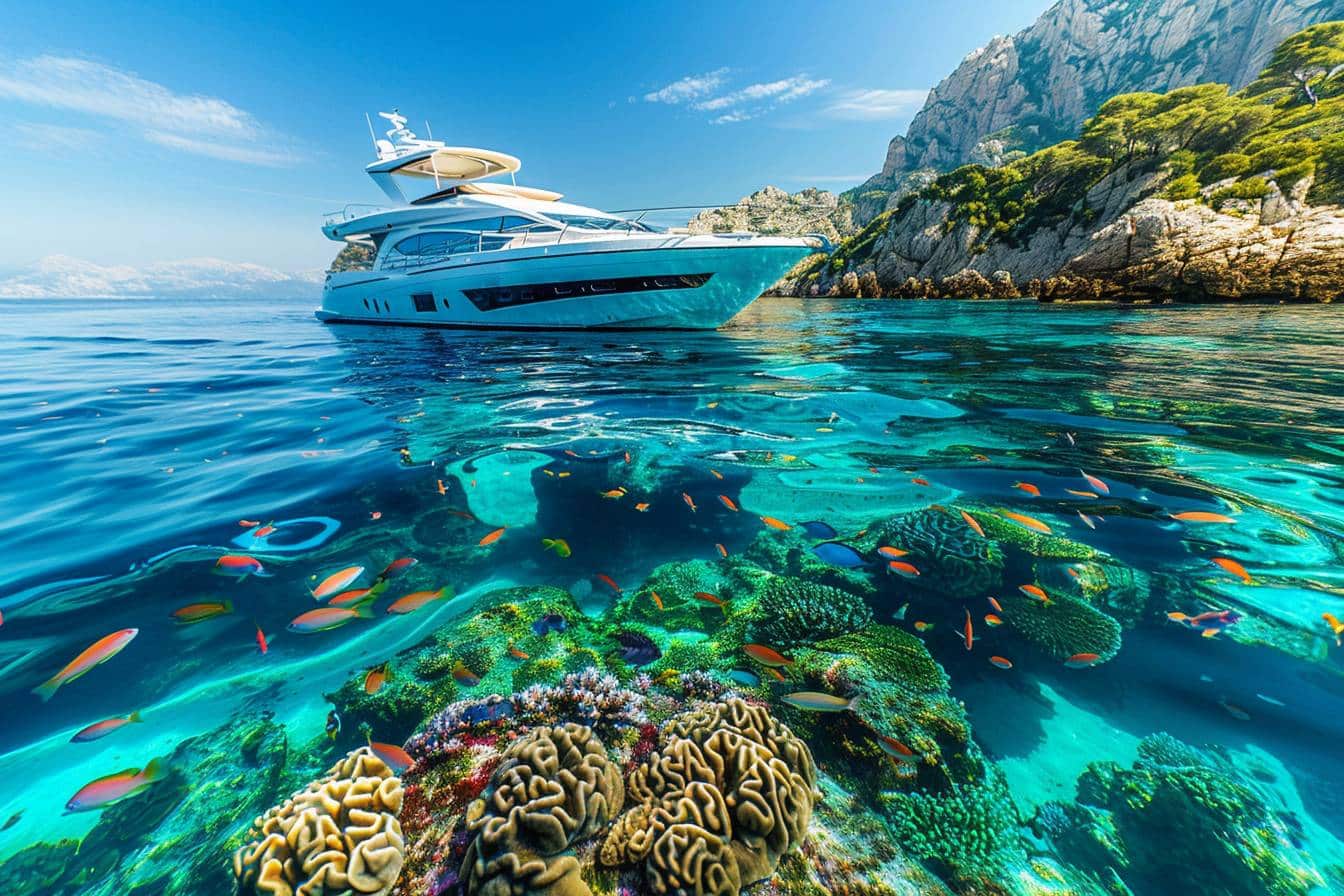 Nautical safari: discover the marine fauna of Corsica by combining yacht and diving